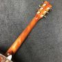 Custom 41 Inch KOA Wood Dreadnought Round Body Abalone Binding Acoustic Guitar
