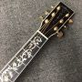 Custom 41 Inch KOA Wood Dreadnought Cutaway Body Acoustic Guitar