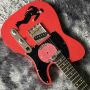 Custom Character Pattern Design Water Transfer Printing TL Style Electric Guitar in Red