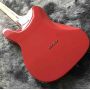 Custom Character Pattern Design Water Transfer Printing TL Style Electric Guitar in Red