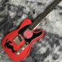 Custom Character Pattern Design Water Transfer Printing TL Style Electric Guitar in Red