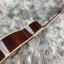Custom Grand 39 Inch OOO Series OO Body Solid Spruce Top Acoustic Guitar in Sunburst Color