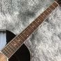 Custom Grand 39 Inch OOO Series OO Body Solid Spruce Top Acoustic Guitar in Sunburst Color