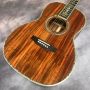 Custom Grand Guitar Abalone Binding OO and OOO Body Solid KOA Wood Top Acoustic Guitar