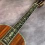 Custom Grand Guitar Abalone Binding OO and OOO Body Solid KOA Wood Top Acoustic Guitar