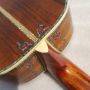 Custom AAAAA solid KOA wood top and back side real abalone binding all over ebony wood fretboard/bridge acoustic guitar