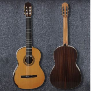 China Grand High Grade Classic Smallman Guitar Master Arch Back Lattice Sound Bracing Classic Guitar