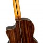 Custom All Solid Handmade Professional Cutaway Classic Guitar 3A Solid German Cedar Solid Indian Rosewood Back Side