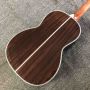 Custom All Solid Wood 39 Inch OOO Jimmie Rodgers Acoustic Electric Guitar