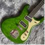 Custom 1960 1965 1966 1969 Grand Mosrite Ventures Johnny Ramone Electric Guitar in Water Ripple Green Color