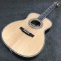 IN STOCK Custom 40 Inch OM Body Acoustic Guitar 44~47mm Nut Width Accept OEM Mods
