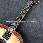 Custom D200AA Solid Back Side Wood Acoustic Guitar