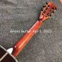 Custom OO Body Solid Rosewood Back Side Acoustic Guitar Abalone Binding Slotted Headstock Deluxe Torch Inaly 