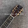 Custom OO Body Solid Rosewood Back Side Acoustic Guitar Abalone Binding Slotted Headstock Deluxe Torch Inaly 
