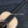 Custom OO Body Solid Rosewood Back Side Acoustic Guitar Abalone Binding Slotted Headstock Deluxe Torch Inaly 