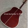 Custom D Body Flamed Maple Back Side Abalone Binding 5PCS Maple Neck Rosewood Fingerboard Deluxe Acoustic Guitar