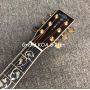 Custom Grand Acoustic Guitar All Koa Wood Top Back Sides OOO 39 Inch Body