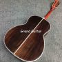 Custom Factory 39 Inch OOO Model Slotted Classic Headstock Acoustic Guitar Ebony Fingerboard Solid Spruce Top