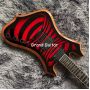Custom Quilted Maple Veneer Wylde Audio Nomad Guitar with Ebony Fretboard Redrum Vortex