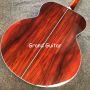 Custom Jumbo 43 Inch Bob Dylan Sunburst J200 Acoustic Guitar with Cocobolo Back Side Double Pickguard