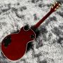 Custom Spalted Maple Electric Guitar Mahogany Body Rotten Wood Guitar in Brown Color LP Style Electric Guitar