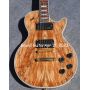 Custom Spalted Maple Wood Rosewood Fingerboard Electric Guitar Fingerboard Inlay LP Style