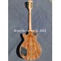 Custom Spalted Maple Wood Rosewood Fingerboard Electric Guitar Fingerboard Inlay LP Style