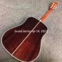 Custom Abalone Binding Glossing Finish Headstock Shell Inlay 5A AAAAA Dreadnought D Body 41 Inch Folk Acoustic Guitar Accept Guitar, Bass, Amp, Pedal OEM