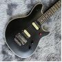 Custom Wolfgang Evh Style Electric Guitar Matt Black Color Zebra Pickups Floyd Rose Bridge