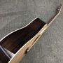 Custom Solid Spruce Top 41 inch D Dreadnought Round Body Herringbone Binding Acoustic Guitar