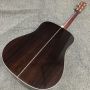 Custom Solid Spruce Top 41 inch D Dreadnought Round Body Herringbone Binding Acoustic Guitar