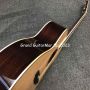Custom Solid Spruce Top 40 inch Om Body Herringbone Binding Acoustic Guitar