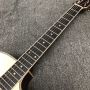 Custom Solid Spruce Top 41 inch D Dreadnought Cutaway Body Herringbone Binding Acoustic Guitar