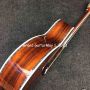 Custom OM Body Solid Koa Wood Top Ebony Fingerboard Acoustic Guitar