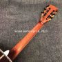 Custom 39 Inch OOO Body AAAAA 5A Solid Wood Back Side Acoustic Guitar with Slotted Headstock in Natural Color