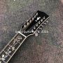 Custom 12 Strings 43 Inch GJ200 Jumbo Flamed Maple Back Side Acoustic Guitar