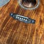 Custom 41 inch solid koa wood acoustic guitar abalone binding