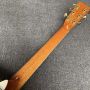 Custom 41 inch solid koa wood acoustic guitar abalone binding