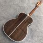 Custom 40 Inch OM Cedar Body Abalone Binding Acoustic Guitar 