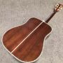 Custom Abalone 41 Inches D45C Type Red Cedar Top Acoustic Guitar with Ebony Fingerboard