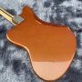 Custom JAGUAR FENDE Electric Guitar Golden Yellow Body Made Old Retro Antique Electric Guitar