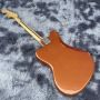 Custom JAGUAR FENDE Electric Guitar Golden Yellow Body Made Old Retro Antique Electric Guitar