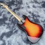 Custom made sunset color jazz 5 strings JAZZ electric bass maple headstock fretboard inlaid with shells