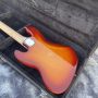 High Quality Elm wood nature color Electric 5 string F Jazz Bass guitar