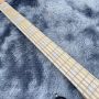 Custom Sunset Color Jazz 5 Strings JAZZ Electric Bass Maple Headstock Fretboard Inlaid with Shells