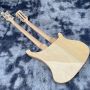 Custom double headstock 12+4 strings electric guitar bass Chrome Hardware
