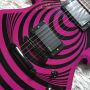 Quality Zakk Wyld Purple Electric Guitar E Circle Burst 2H Pickups 6-string SG Guitars Instruments De Musique