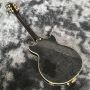 customized GLP electric guitar JAZZ music electric guitar gray tiger pattern maple body big rocker gold accessories