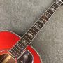 Custom GB J200 solid spruce top KOA+maple back and sides Real abalone shell binding acoustic guitar