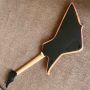 Custom Blood Eagle Handmade 6 stings Electric Guitar in Matte Black Color